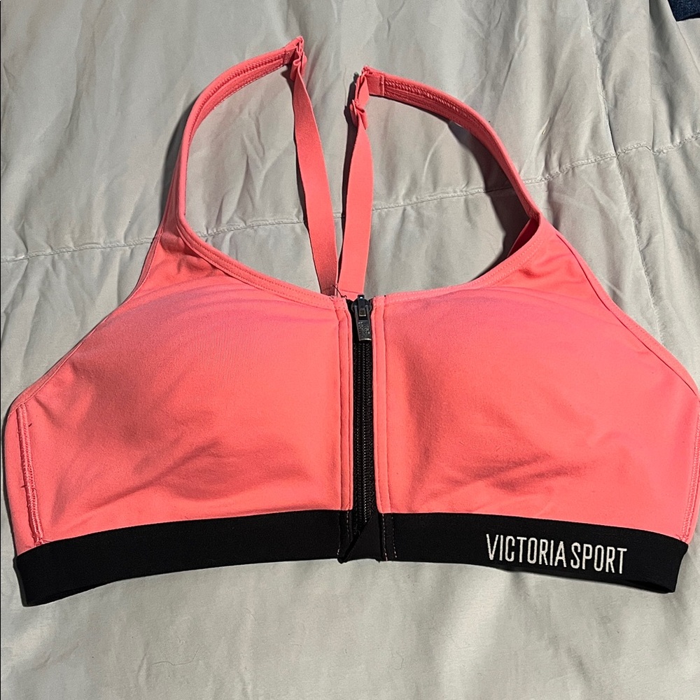Victoria's Secret knockout front close Zip Sports Bra